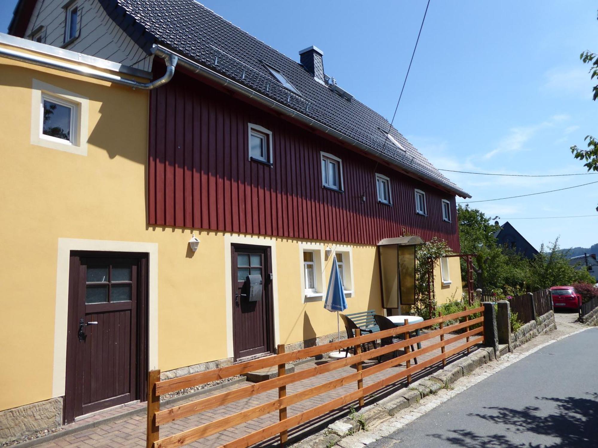 Fewo Dorn Eg Haus Sandsteinliebe เซบนิทซ์ ภายนอก รูปภาพ